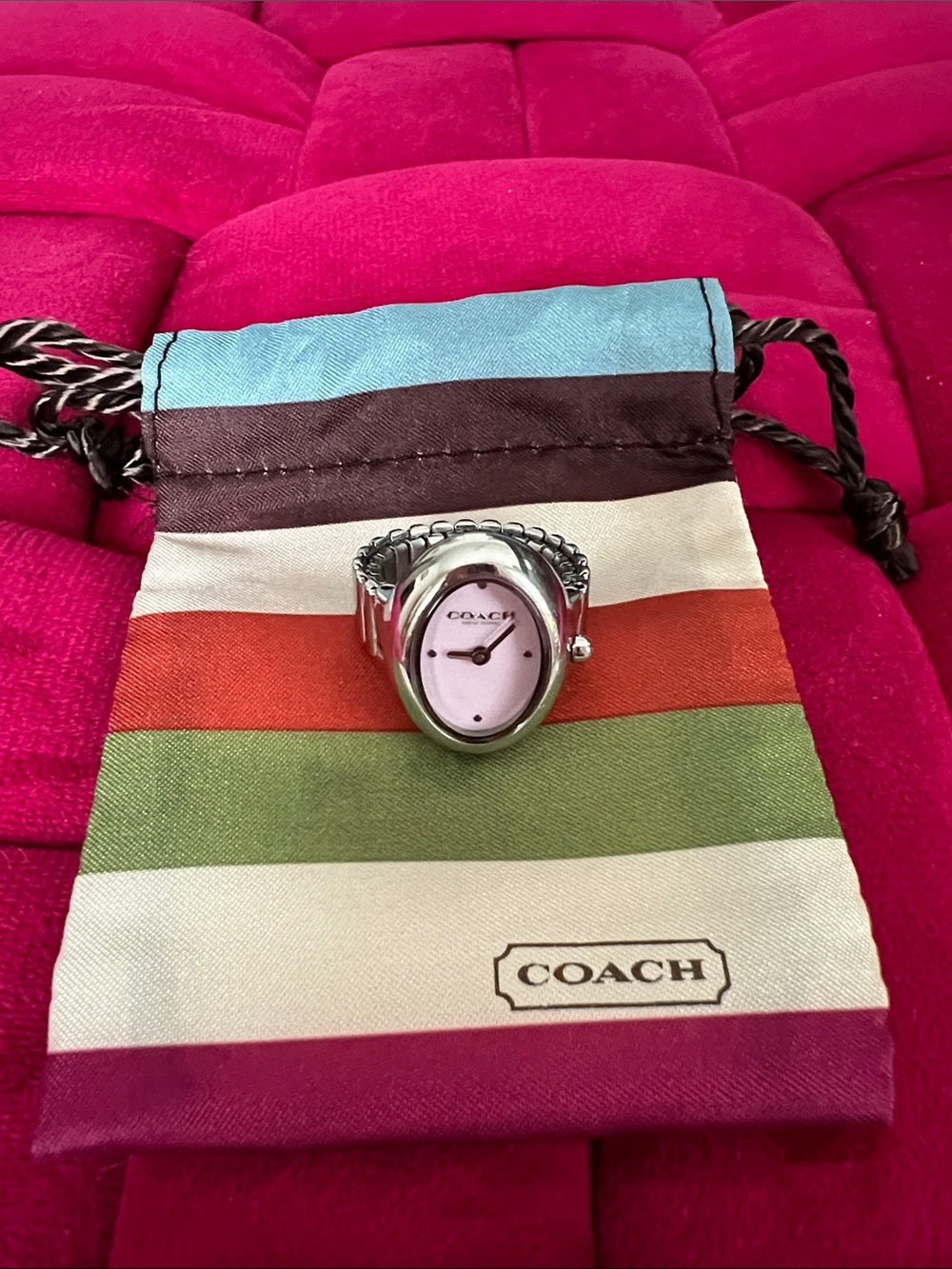 Coach Watch Ring-Never worn - Picture 2 of 7